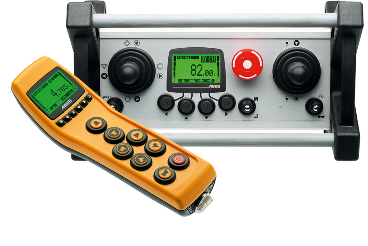 Produktbild von Kran Ferngesteuert Wakects Fernbedienung Kran Funk Drahtlose Kransteuerung Mit 8 Bedientasten 220 V Industriefunk Funkfernbedienungssender Und Empfänger F21 E1B Forstseilwinde Mit Funk